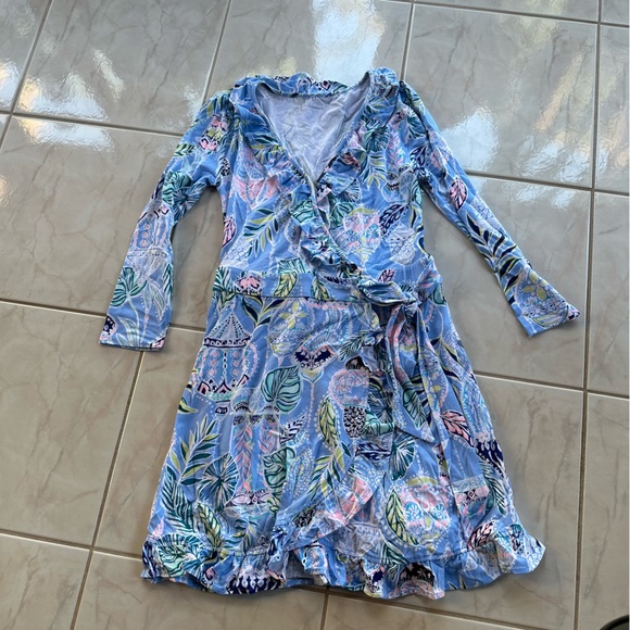 Lilly Pulitzer JESSALYNNE WRAP ROMPER - Picture 4 of 5